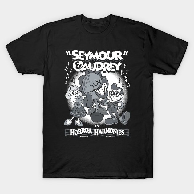 Horror Harmonies - Vintage Cartoon Seymour - Rubber Hose Style T-Shirt by Nemons